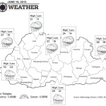 Bhutan Weather for June 19 2013